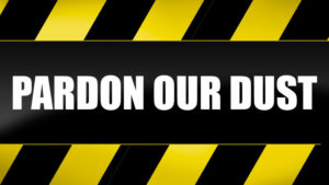 Pardon Our Dust 300x169 - In Just Seven Days (and six long nights), we can make you a...website!